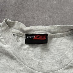 Vintage 2000s ESPN Zone New York Shirt Mens L Gray Statue Liberty Football Tee