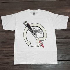 HOT! Queens of the Stone Age In Times New Roman White Cotton T-shirt