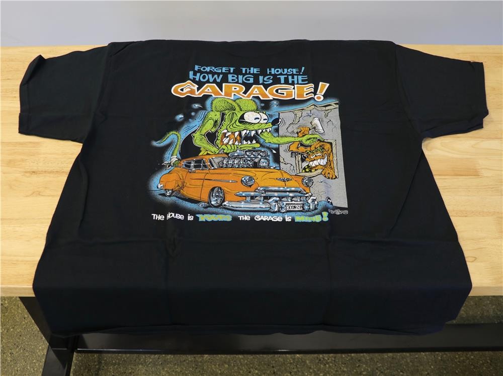 How Big is the Garage Rat Fink T-shirt