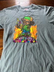 Supreme T-Shirt Men’s Small Molotov SS19 Dark Sage Size Men’s Medium Made USA