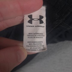 Under Armour Shirt Mens XL Black ColdGear UA Base 4.0 Crew Thermal Fleece Grid