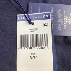 Polo Ralph Lauren Mens Custom Slim Fit RL Graphic T-Shirt Navy Blue Small NWT
