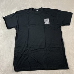 Dixxon Flannel Co Gray Sketchy Crest Sturgis T Shirt Mens 2XL Black Short Sleeve