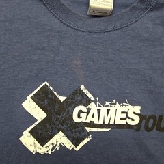 X Games Tour Tee Pro Sports MVP Graphic Blue Fruit of the Loom XL Shirt