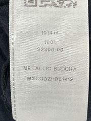 True Religion Metallic Buddha Brand Short Sleeve Crewneck size L