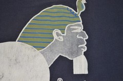 Vintage Pharoah/Whr Egypt Egyptian Black Single Stitch 90’s Faded Shirt
