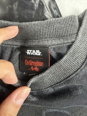 Star Wars Civil Regime Darth Vader Roses From Concrete Oversized T-Shirt Black M