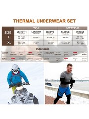 Men s Thermal Underwear, Breathable Slim Fit Thin Base Layer