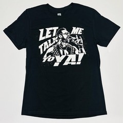 WWE Authentic LA Knight Let Me Talk To Ya! Wrestling Graphic Mens Black M Shirt