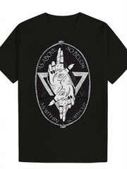 As Above So Below As Within So Without Graphic Black Print T-shirt