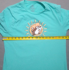 Buc-ees T Shirt Medium 38″ Blue Teal Best Days Short Sleeve