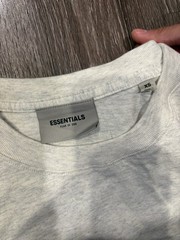 Essentials Light Oatmeal T-Shirt XS **Free Ship**