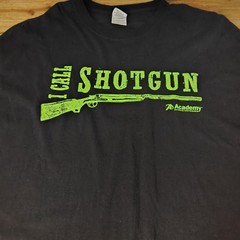 Academy Sports I Call Shotgun Graphic T Shirt Mens XL Black Hunting Tee