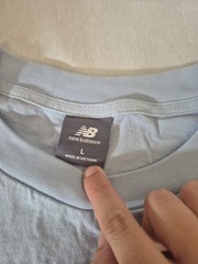 574 Ad T-Shirt New Balance Sneakers Blue Size Large Excellent Streetwear Casual