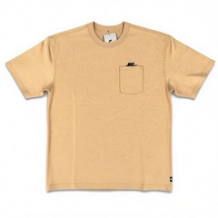 Nike Sportswear Premium Essentials Men’s T-Shirt, Small, Tan, Embroidered, NWT