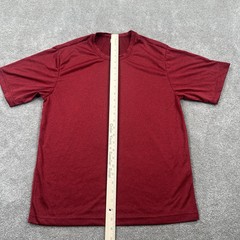 Sport-Tek Adult T Shirt Size Small Dark Red Short Sleeves Activewear