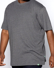 New Mens D555 Duke Big & Tall Premium Cotton Tee T Shirt Charcoal Marl Size 6XL