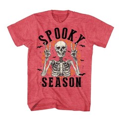 Halloween Shirt Vintage Retro Skeleton Scary Spooky Season Funny Novelty T-Shirt