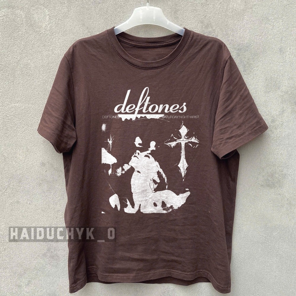 Vintage Deftones Tour Retro Unisex Russet T-shirt Size S-5XL