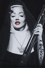 MAFIOSO SISTER MONROE Tank Top T-shirt Marilyn Tattoo Men’s SMALL Vest Tee New