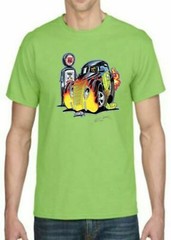 Adult DryBlend® T-Shirt – ( FLAME HOT ROD- HOT ROD)