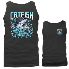 Catfish Clash Splash of Power Outdoor Sports Fishing Tank Top