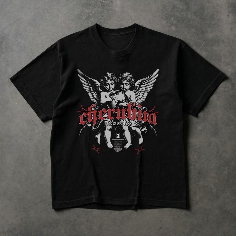 Cherub The Guardians Shirt, Angel Cherub Tee, Guardian Angels Shirt, Cherub Grap