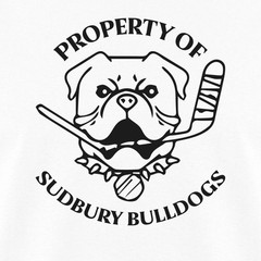 Property Of Sudbury Bulldogs Hockey Fanart Men’s T-Shirt