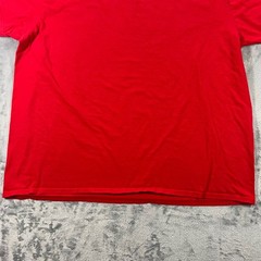 DISNEY T-Shirt Mens XXL Red Mickey Mouse Original Graphic Tee Retro Casual