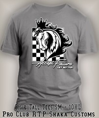 Accept Failure Sneaker Tee Shirt Match J6 Reverse Oreo Pro Club Shaka RTP T