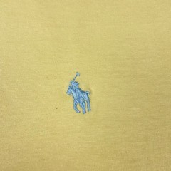 Polo Ralph Lauren Mens T-Shirt Fall Yellow Blue Pony Logo Cotton Tee Small NWT
