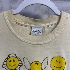 Vintage Smiley Face History of Art T Shirt Large Short Sleeve Y2K 2002 Painter