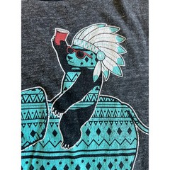 Riot Society Mens Panda Riding Elephant Graphic T-Shirt Charcoal Heather Grey S
