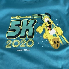Run Disney 5k 2020 Award Shirt size large long sleeve