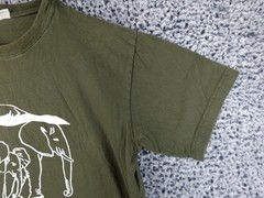 VTG Amboseli National Park Adult L Cropped Shirt Home of Elephants Kenya Africa