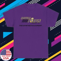 Royal Purple Synthetic Oil Men’s Purple T-Shirt Size S-5XL