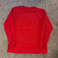 Buffalo Football Long Sleeve Shirt Mens Large Red Nickel City Athletics Sports