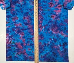 Gildan Handmade Tie Dye Unisex Adult T-Shirt Large Retro Razzle Dazzle Tee NEW