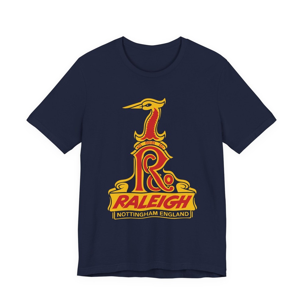 Raleigh British Bicycle Logo Unisex T-Shirt Black Navy S-5XL