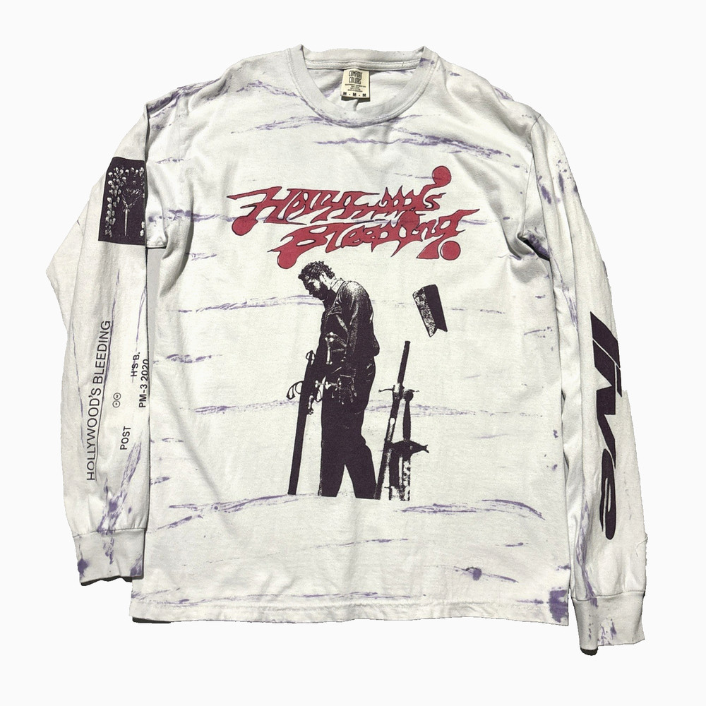 Post Malone Live Concert Band T-Shirt Hollywood’s Bleeding Size Medium