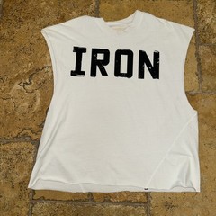 Golden Aesthetics – True Original Bodybuilding Brand, “IRON” Large TANK T-Shirt