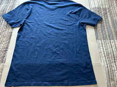 HURLEY SIZE LARGE DARK BLUE SHORT SLEEVE T-SHIRT…SEE DESCRIPTION