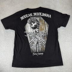 Metal Mulisha Death Cheater Skeleton Shirt Men’s Large Black Y2k Motocross