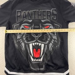 Hudson Outerwear Panthers Jersey Shirt Mens 2X Black Red Graphic Tee Streetwear