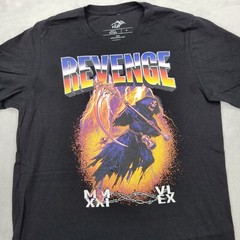 Revenge Shirt Men Medium Scary Movie Horror Flick Scream Grim Reaper Demon Adult