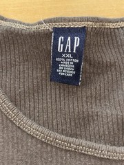 Vintage GAP XXL Ribbed Tank Top Kumamoto National Surf Team Y2K 100% Cotton