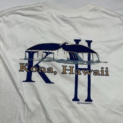 Vintage 2000 Y2k t-Shirt Kona Hawaii Hanes Size Adult Large 21.5×31 inches vtg