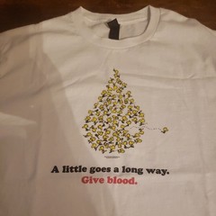 American Red Cross Peanuts Woodstock Snoopy Donate Blood Tee Shirt 2025 Large