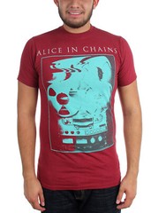 New: ALICE IN CHAINS – Reel to Reel Burgandy Tshirt