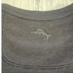 Tommy Bahama Mens Gray Tencel Modal Blend Short Sleeve Textured T-Shirt Large